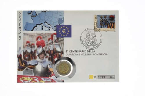 2 Euro + 50 Cent Numisbrief Vatikan - Numisbriefe zur Auswahl Münze + Briefmarke - Bild 7 von 75