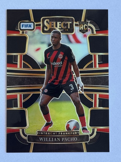 Willian Pacho 23-24 Panini Select Black 1/1 Rookie Eintracht Frankfurt