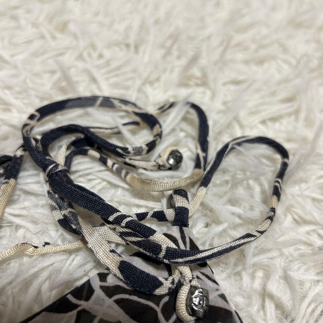 CHANEL 08P CC Logo Bubble Coco Silk Swim Dress Camisole Black White 36 S thumbnail 11