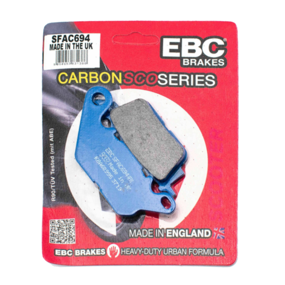 Fits Yamaha LTS 125 Delight 2017- 2020 EBC Organic FRONT Disc Brake Pads SFAC694