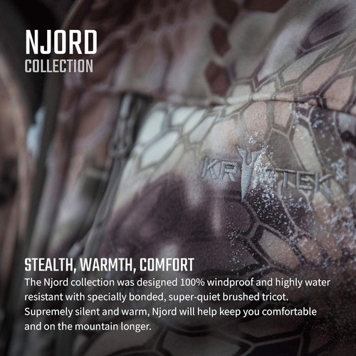 NWT-Kryptek Men’s Njord Hunting Jacket, Windproof Camo Soft Shell-Size XL--NEW! - Picture 4 of 4