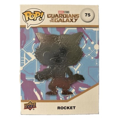 Rocket #75 racoon Silver 2023 SDCC Comic Con Funko Art Marvel Upper Deck