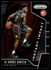 2019-20 Panini Prizm Instant Impact De'Andre Hunter Rookie Atlanta Hawks #4