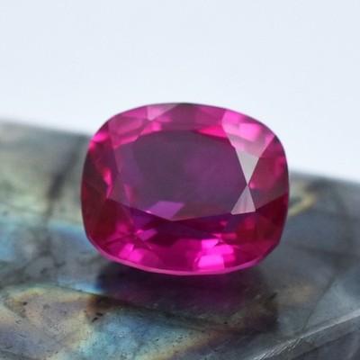 ZERTIFIZIERT Kissenform lose Edelstein 18,55 kt rosa natürlicher Saphir