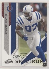 2009 Playoff Absolute Memorabilia Spectrum Black 7/50 Reggie Wayne #44 pm6