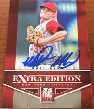 2012 Panini Elite Extra Edition MATT KOCH RC #34 🔥 Mets 🔥 Autograph ⚾️  1/3