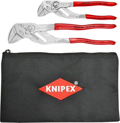 Knipex Tools 9K 00 80 109 US Pliers Wrench 7'' and 10'' Set with Keeper Pouch (2 P