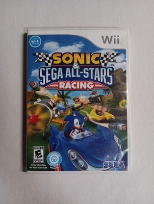SEGA Sonic & Sega All-Stars Racing (Nintendo Wii, 2010) CIB w/Manual Tested  