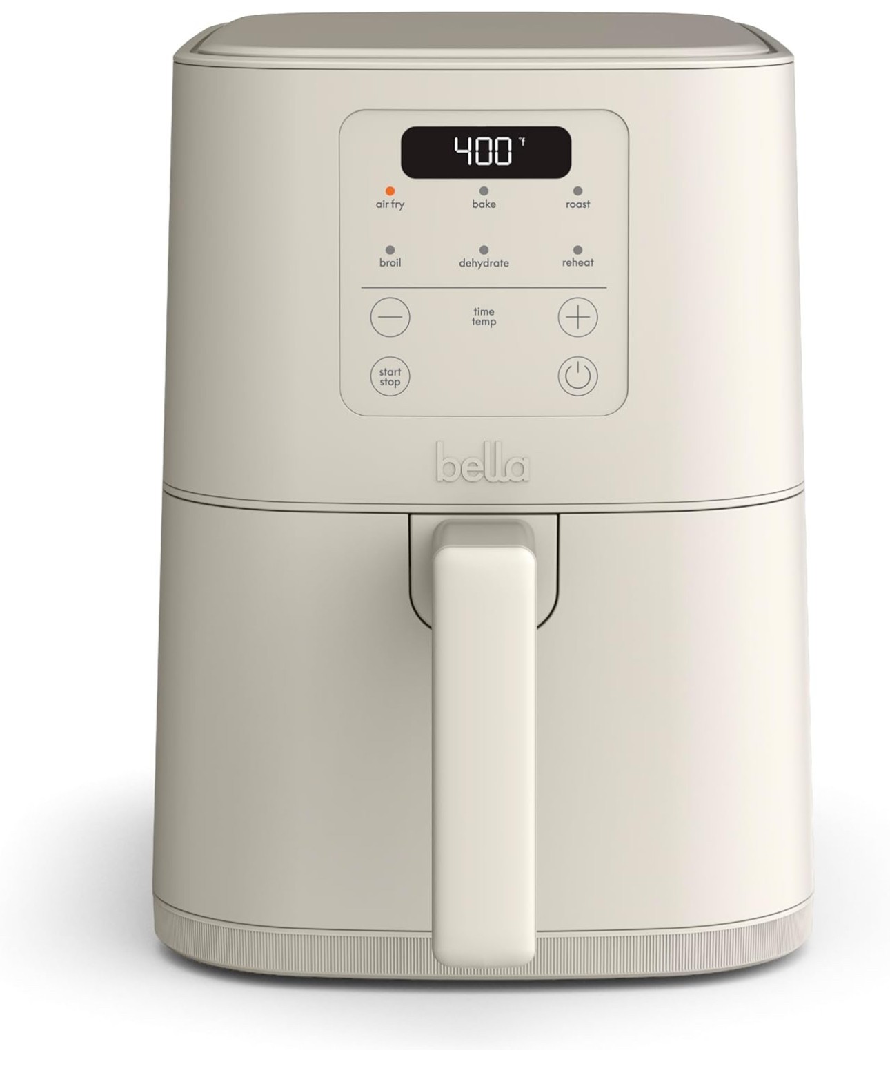 Bella 4Qt or 6Qt Slim Air Fryer Oatmeal and Seagrass