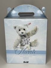 Steiff FLURRIE THE SWAROVSKI TEDDY BEAR 2008 w/ Crystal Ornament  Box  COA