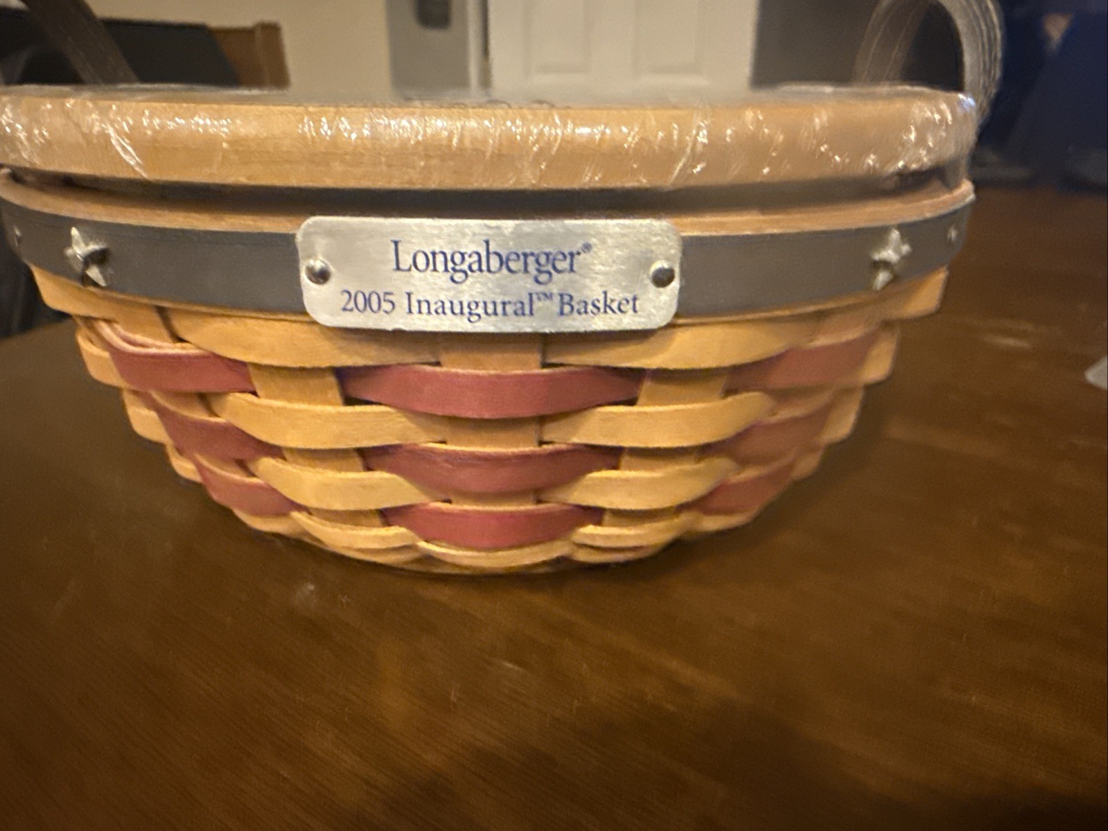 Limited Edition Longaberger U.s. Presidential Inaugural Basket 2005