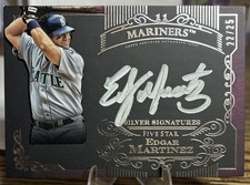 EDGAR MARTINEZ 2015 Five Star Silver Signatures AUTO /25 SS-EM MARINERS