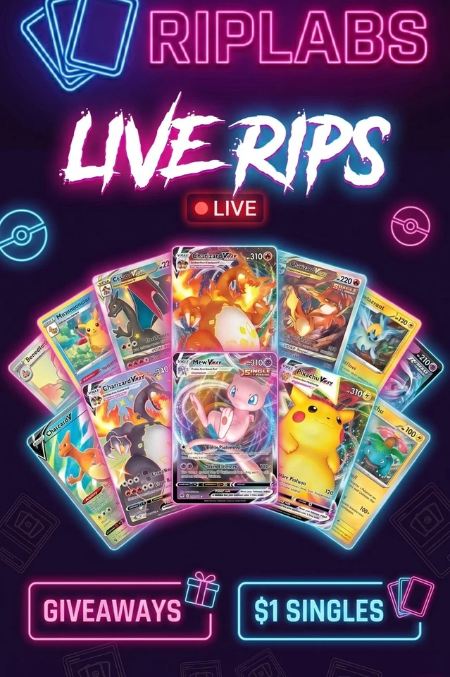 FIRST STREAM ON EBAY LIVE! 💥CHEAP POKEMON RIPS 💥 $1 SINGLES AUCTIONS 💥