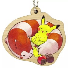 Pokemon Llavero Madera Pikachu Otachi Bosque Colección Regalo 2022 Limitado