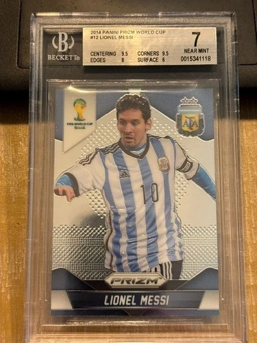 World Cup Lionel Messi 2014 Panini Prizm World Cup Lionel Messi #12 Rookie