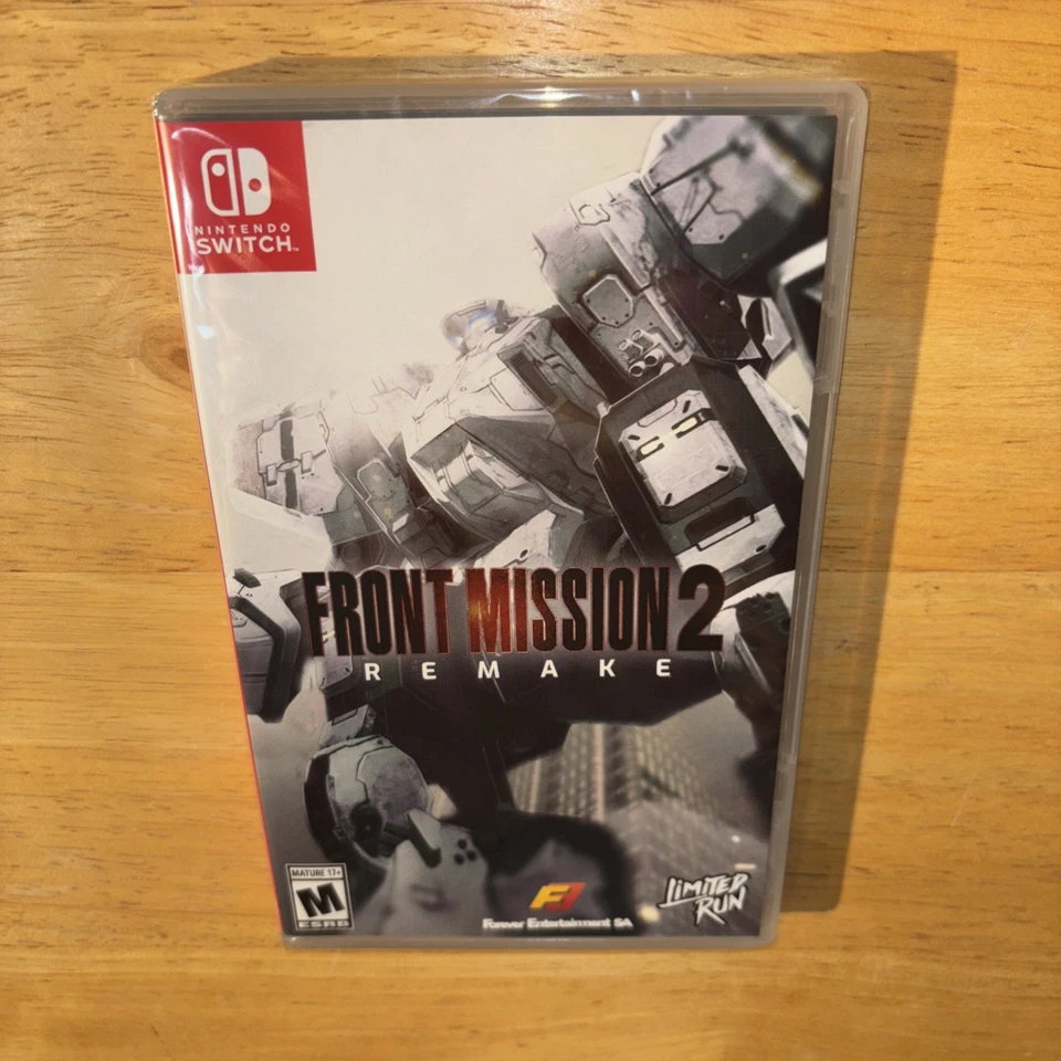 NUEVO FRONT MISSION 2 REMAKE JUEGOS DE CARRERA LIMITADA #260 NINTENDO SWITCH ¡ESRB DE EE. UU.! Foto 3 de 4