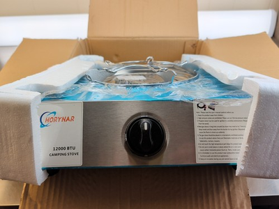 #ad Horynar Single Burner Propane Stove Stainless Steel 12000 BTU Portable Gas... $70.00