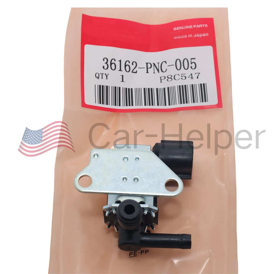 OEM 36162-PNC-005 Canister Purge Solenoid Valve for Honda Civic CR-V Acura RSX Foto 2 de 4