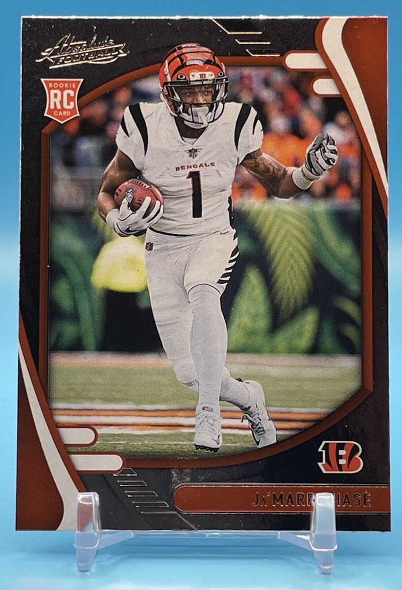 Panini 2021 Absolute Ja'Marr Chase Rookie #105 Cincinnati Bengals NFL Football