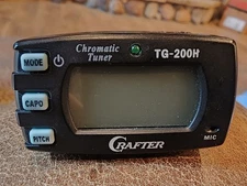 Chromatic Clip Tuner TG-200H Color: Black Brand : Crafter Needs Battery