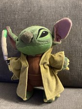 STITCH YODA Jedi Plush  Star Wars  Disney Parks  Exclusive