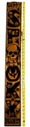 Vintage Halloween | 37”x5” Rare Holographic Orange & Black Felt Decoration — photo 2