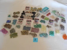 46 Piece Lot~Mixed Brands~Glass, Metal,Stone ~Pendants & Etc ~NEW Multicolor ~B