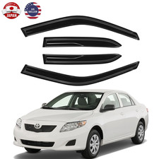 4x For Toyota Corolla 4 Door Sedan 1998-2002 Window Visors Rain Guards Deflector