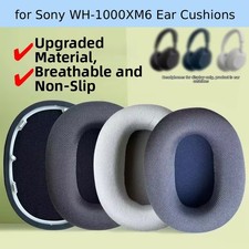 Para Sony WH-1000XM6 Auriculares Cubiertas 2 Piezas Red Transpirable para Com