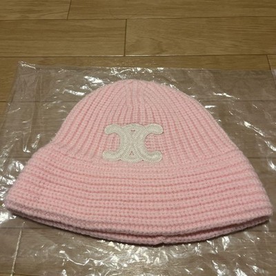 Celine Women Hat Cap Pink Knit Bucket Limited Edition VHTF Rare Popular Products