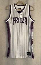 NWT Dragon Ball Z Frieza Basketball Jersey DBZ Purple Pinstripe BoxLunch Medium