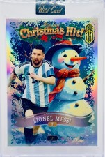 2025 Wild Card LIONEL MESSI TRUE 1/1 Platinum CASE HIT Argentina Frosty SSP Rare