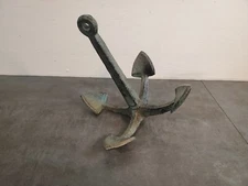 Metal Anchor/Grappling Hook Decor Vintage Look