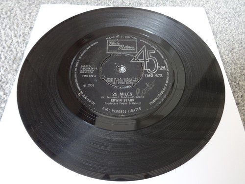 NORTHERN SOUL 45 EDWIN STARR "25 MILES" ORIGINAL 1st ISSUE UK TAMLA MOTOWN 7"