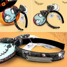 Disney-Sally Jack Nightmare Before Christmas Skellington Ear Headband USA Gift