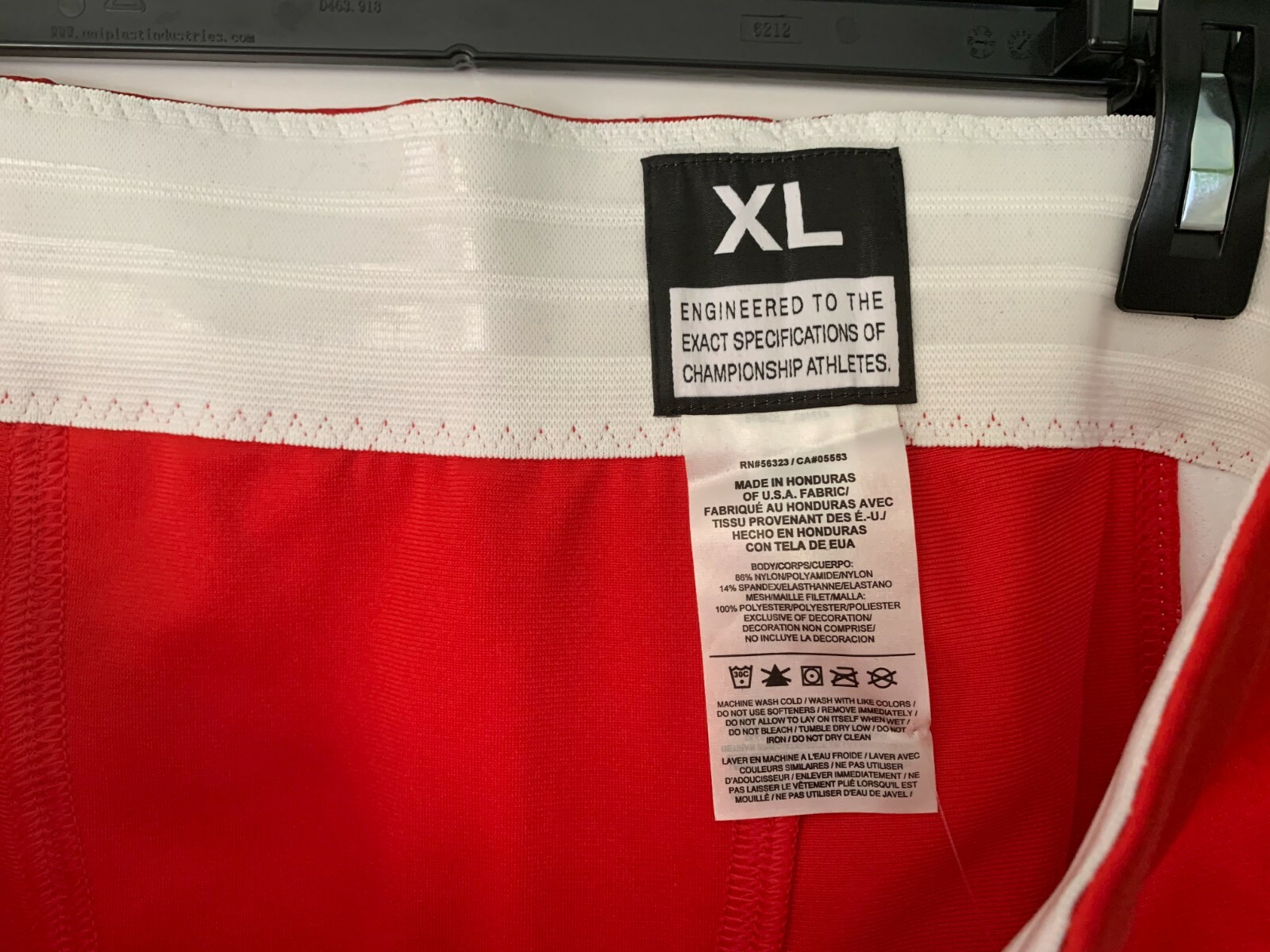 NWT Nike Team Stock Mach Speed Football Pants Men's Size XL Red NO PADS thumbnail 4