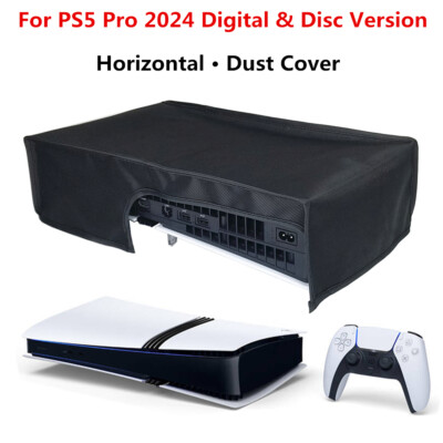 For PS5 Pro Console Gaming Horizontal Dust Cover Anti-Scratch Dustproof Sleeve