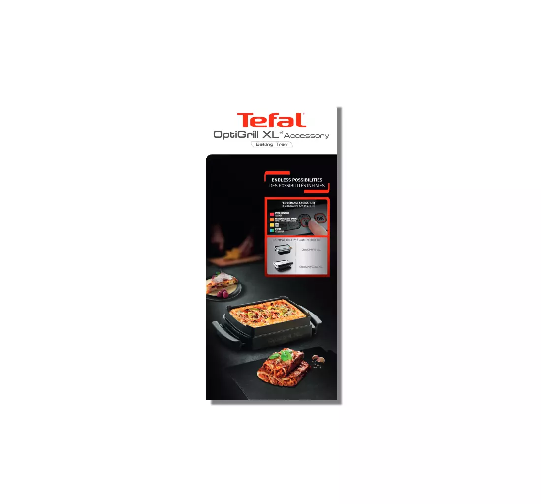 Rowenta Tefal Accessory Oven Snacking Baking Optigrill XL GC724 GC760 GR722