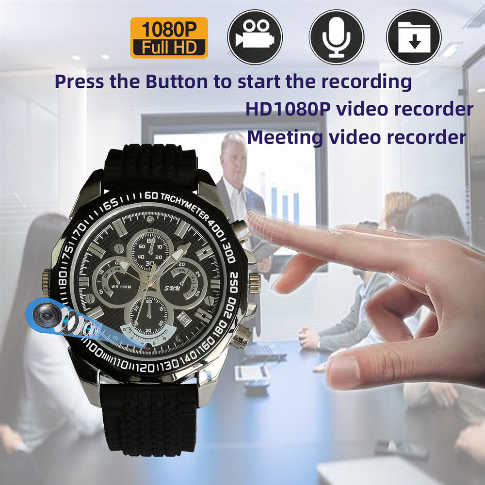 1080P Mini Wristband Watch Camera Recorder Motion Detection Security