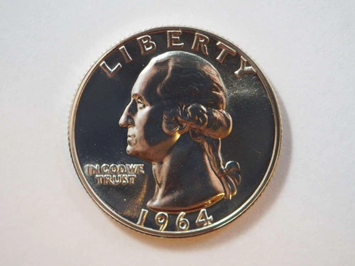 1964 P Washington Quarter Silver Proof - SKU 35-0198-USQ-PR