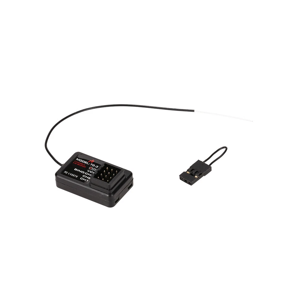 GoolRC TG-3 2.4G 3CH RC Cars Boats Receiver for TG3 AUSTAR AX5S Transmitter L7A6 - Image 4 of 4