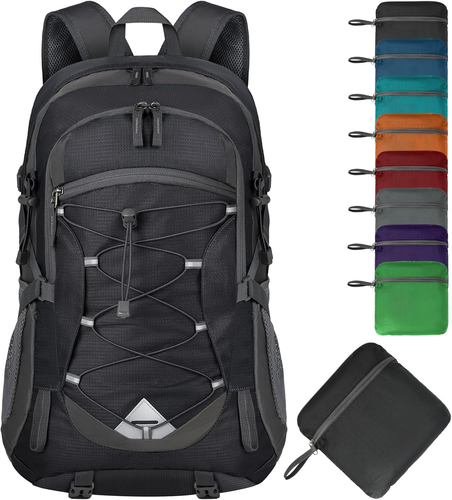 Hiking Backpack 40L Packable Lightweight Camping Backpack Men Women Waterproof H - Picture 11 of 12