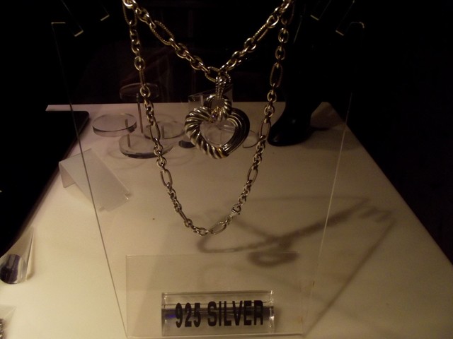 Necklace Heart Pendant Diamonique CZ Gold Sterling silver Judith Ripka 925