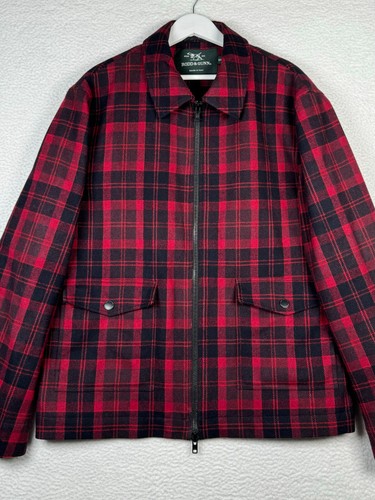 Rodd & Gunn Jacket Woodend Mens 3XL Red Black Plaid Lumberjack - Picture 4 of 20