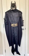 Batman Dark Knight Boys Costume With Mask  Gloves Size Medium