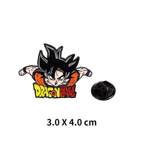 Set of 6 Dragon ball Z Enamel Pin Badge Anime Son Goku Vegeta Roshi Brooch UK - Picture 10 of 11