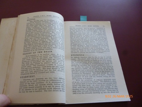 C.I. HOOD LONDON HOOD'S A.B.C. HOME DOCTOR CHEMIST/MEDICINES 1916 RARE BOOKLET - Picture 5 of 19