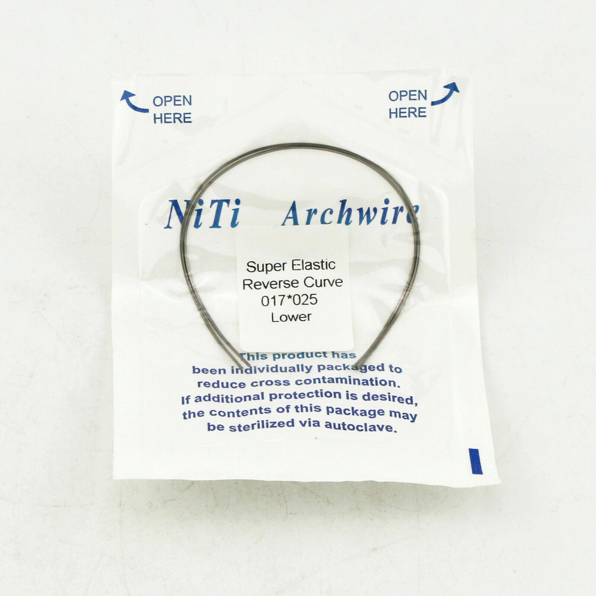 Reverse Curve Wires, Orthodontic Archwires, Braces, Wire Products