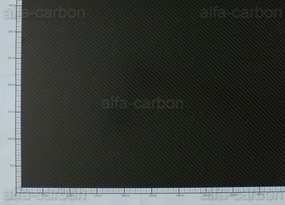 0,45mm Carbon Platte Kohlefaser CFK Platte ca. 350mm x 100mm
