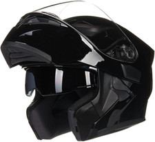 Motorcycle Dual Visor Flip up Modular Full Face Helmet DOT 6 Colors Model 902
